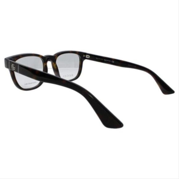 Gucci Rectangular Women\'s EyeGlasses Havana Frame GG0764O 002